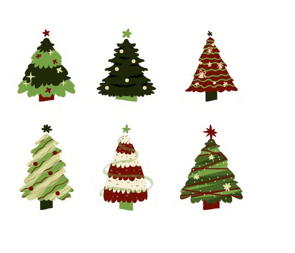 圣诞节元素252套(圣诞老人圣诞树图标LOGO插画材AI矢量ai格式+psd分层图素材)(165)